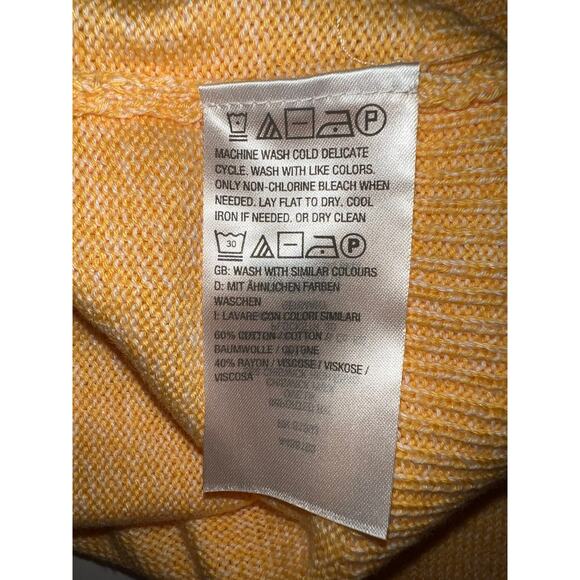 Orange Creamsicle XL Candace Cameron Bure Size X-Large Cardigan Sweater QVC NEW - Picture 9 of 10